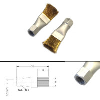 Bijur Delimon B7488L - Brush Brass - 20 mm - Width 19 mm - Connection 1/8 NPT