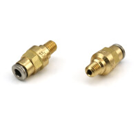 451-004-462-VS - Vogel / SKF Connector with tapered thread - M6 keg (G) - for tube Ø 4 mm - Steel galvanized (yellow chromated)