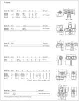 504-045-V - Vogel / SKF T-connector - Die-cast zinc - with fixation options