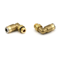 508-142-S8-VS - Vogel / SKF Elbow with cylindrical thread - swiveling - M12x1 (G) - for tube Ø 8 mm - Brass / Steel galvanized - Sealing:FPM