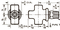 Bijur Delimon B6550 - Bijur Delimon Dosing element FTB 3/0 - 0,185 ccm - at 5 bar - 100 Cst